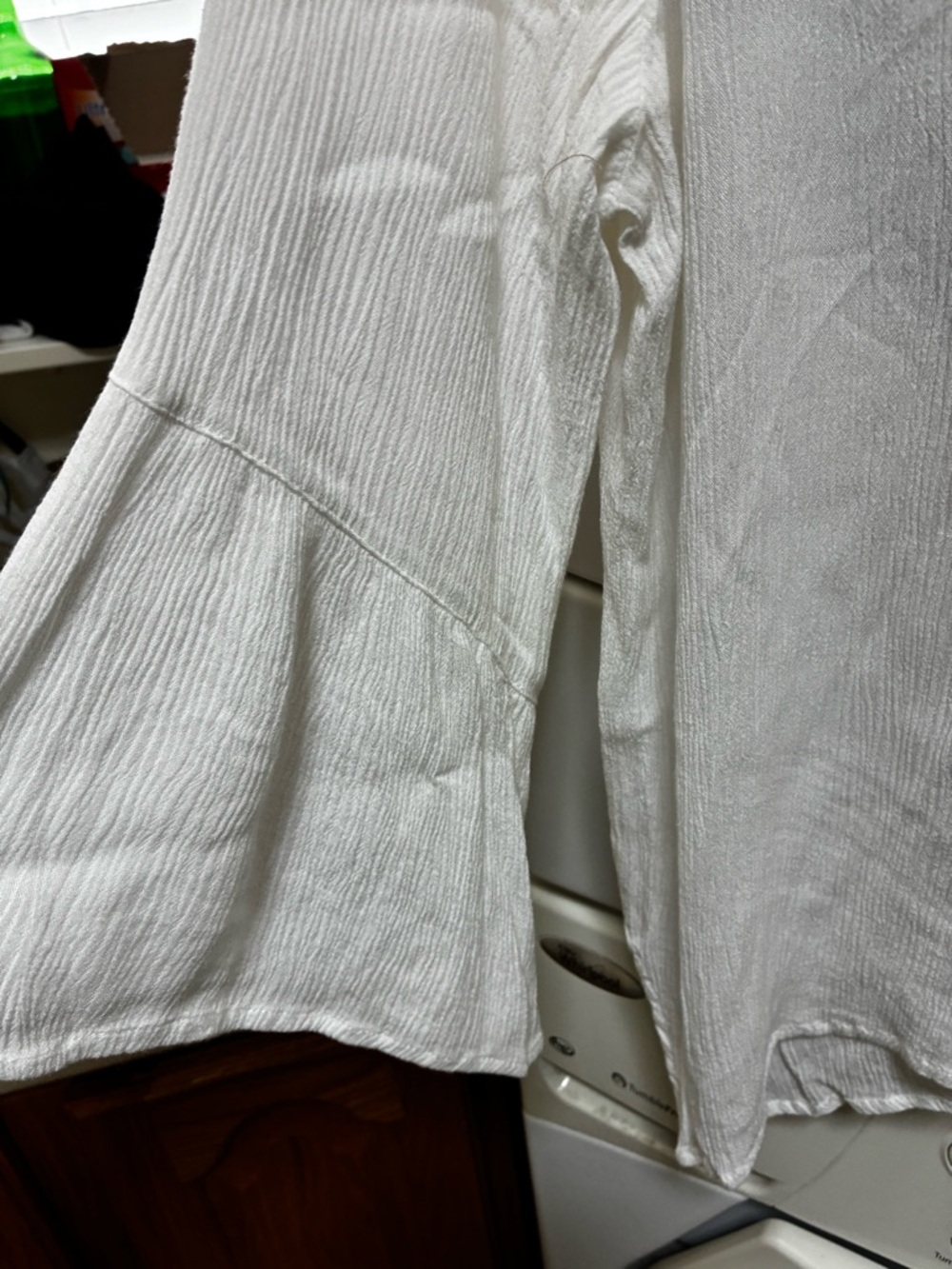 Ruby Rd. White Embroidered V-Neck Tassel Tunic - Picture 4 of 6